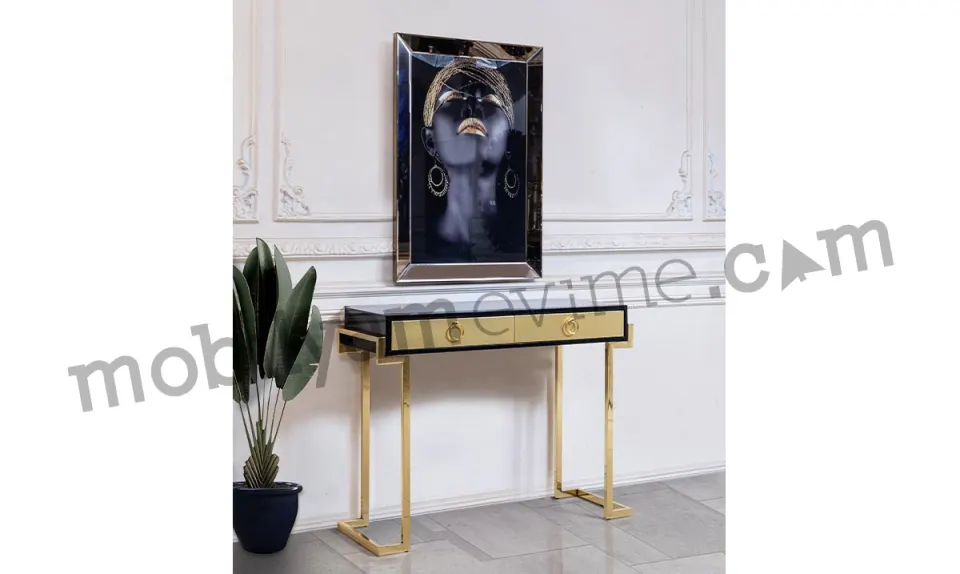 Vense Gold Metal Ayaklı Dresuar