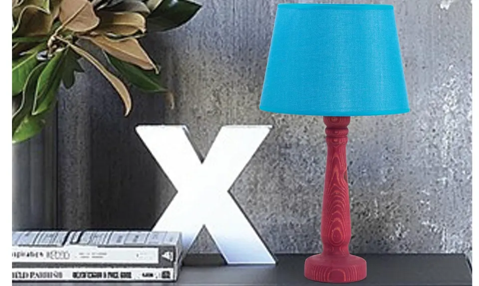 Loft Ahşap Red Abajur