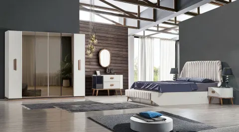Mostar 6 Kapaklı Yatak Odası Takımı