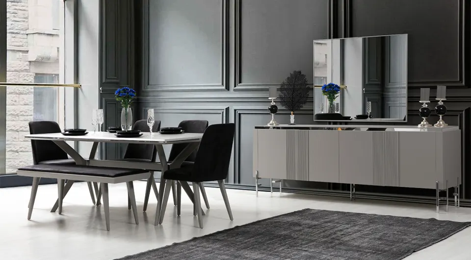  Alya Modern Yemek Odası Takımı