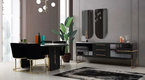 Royal Modern Yemek Odası Takımı