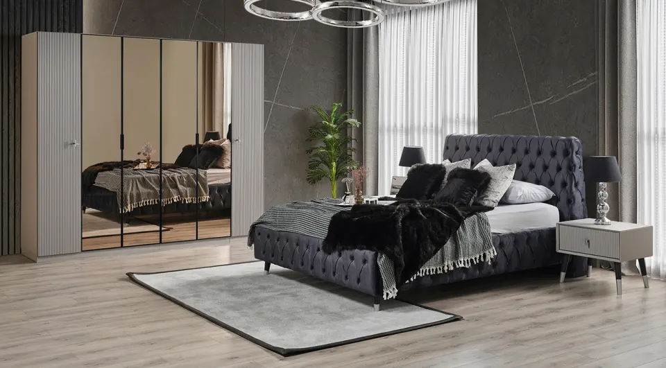 Açelya 6 Kapaklı Yatak Odası Takımı