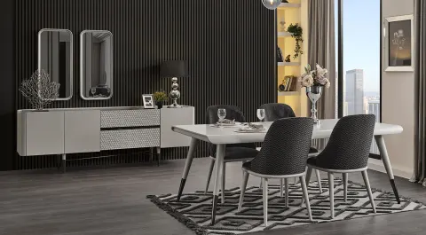 Vestla Modern Yemek Odası Takımı