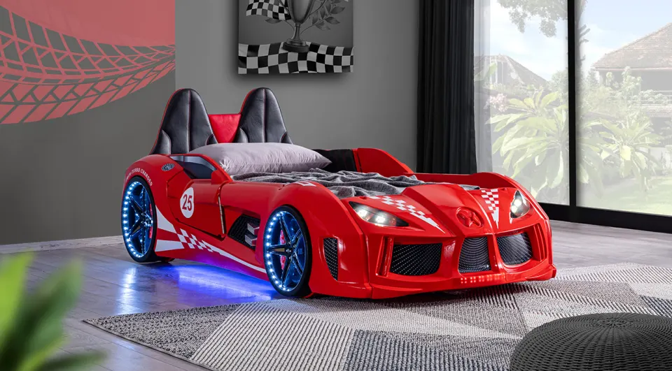 Twin Turbo Charged Kırmızı