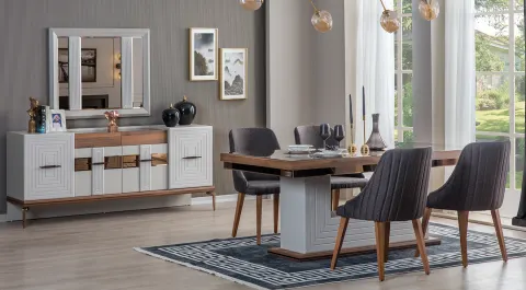 Perla Modern Yemek Odası Takımı