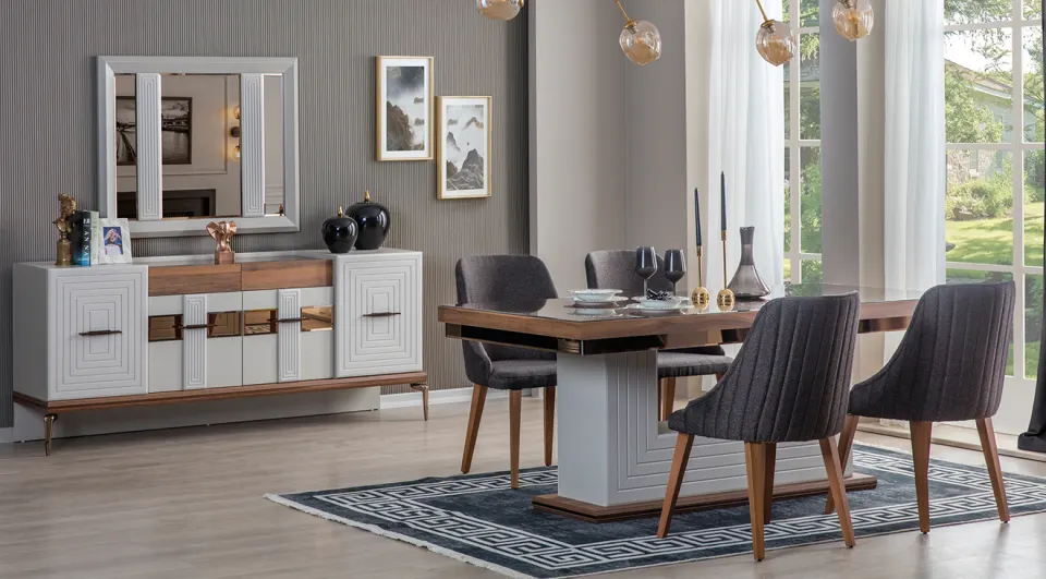 Perla Modern Yemek Odası Takımı