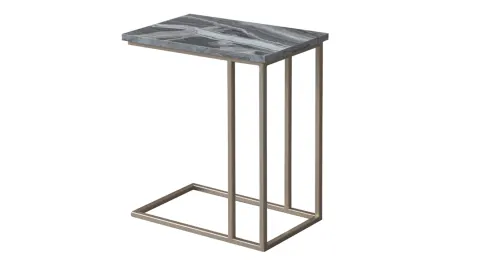 Loft Gold Metal Ayaklı Yan Sehpa