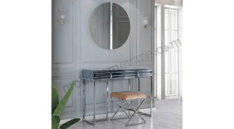 Elegance Gümüş Metal Ayaklı Dresuar