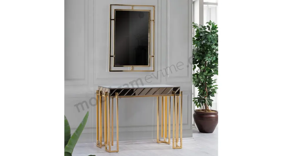 Elit Gold Metal Ayaklı Dresuar