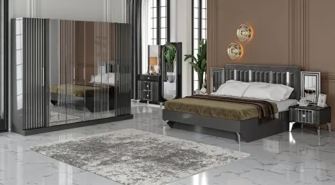 Florya Antrasit Yatak Odası Takımı