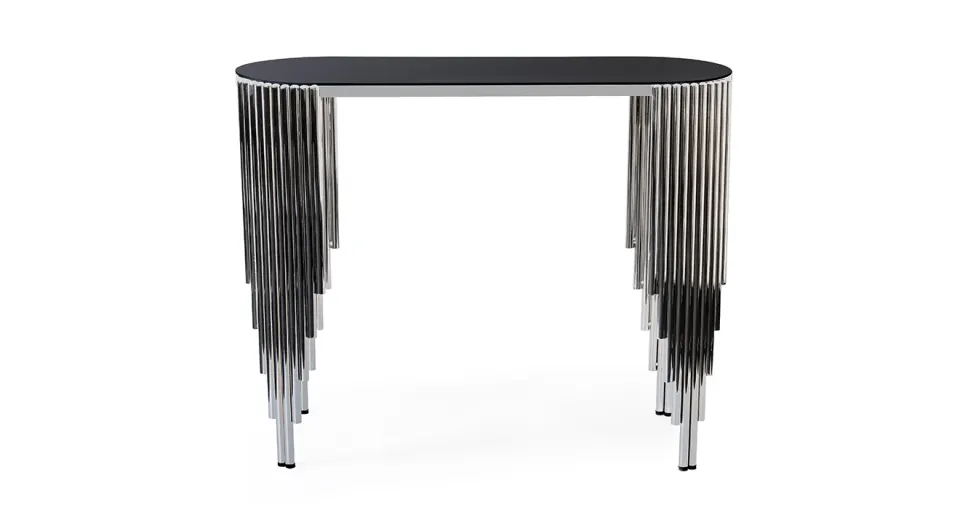 Side Gümüş Metal Ayaklı Dresuar