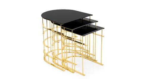 Venüs Gold Zigon Sehpa
