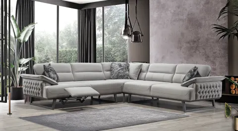 Elit Plus Yataklı Servis Sehpalı Köşe Koltuk Takımı