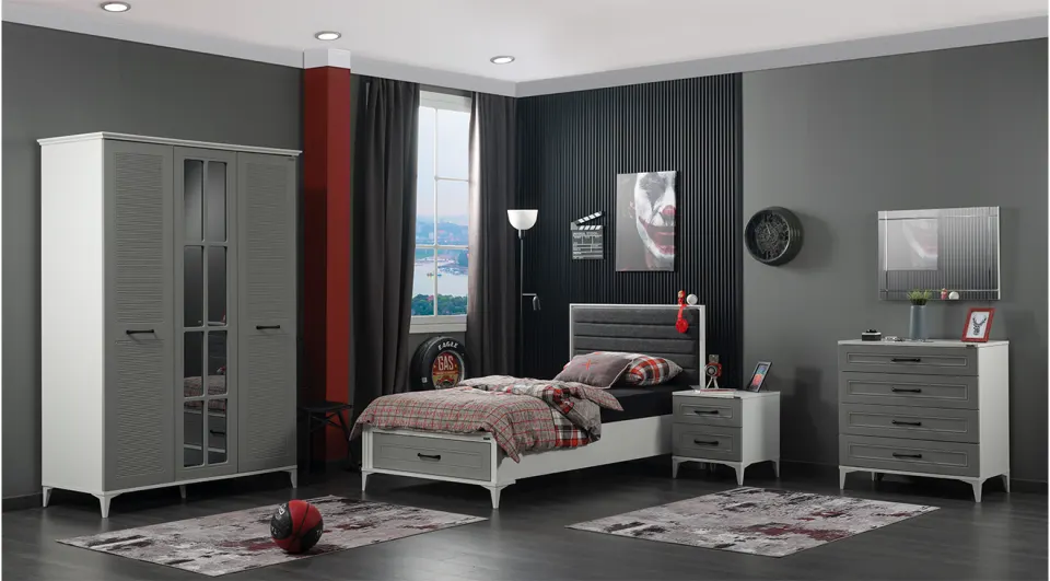 Silvia 3 Kapaklı Genç Odası Takımı
