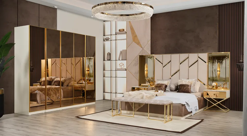 Gold 5 Kapaklı Yatak Odası Takımı