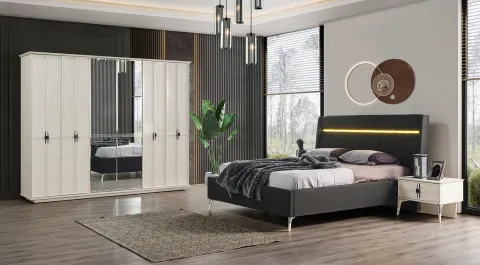 Hitit 6 Kapaklı Yatak Odası Takımı