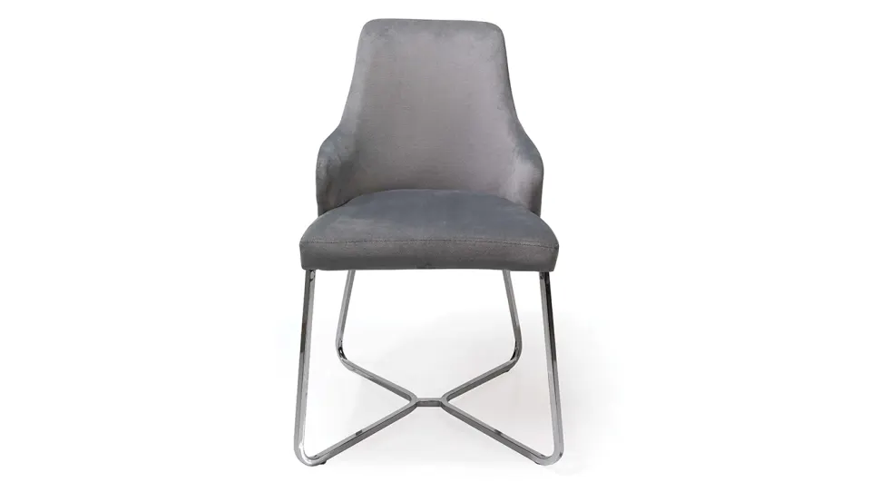 Aras Gümüş Metal Ayaklı Sandalye