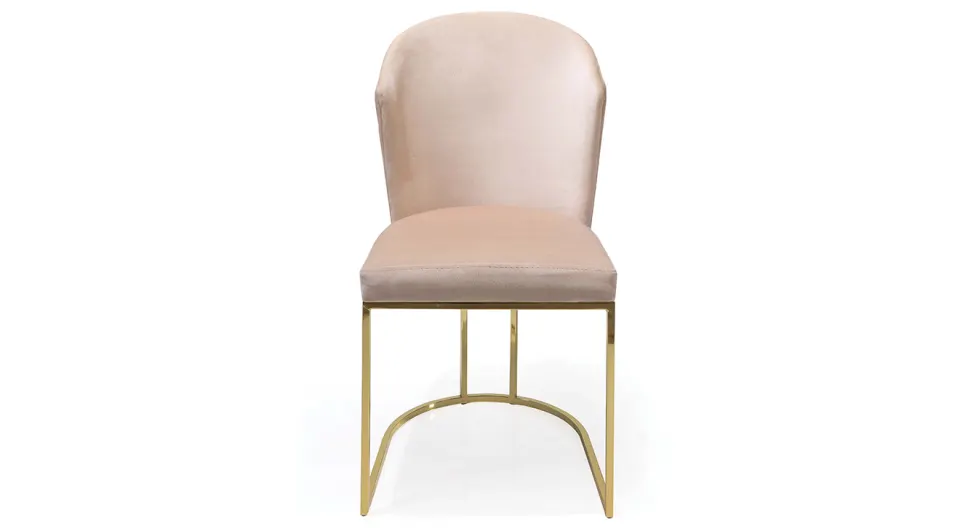 Ladin Gold Metal Ayaklı Sandalye