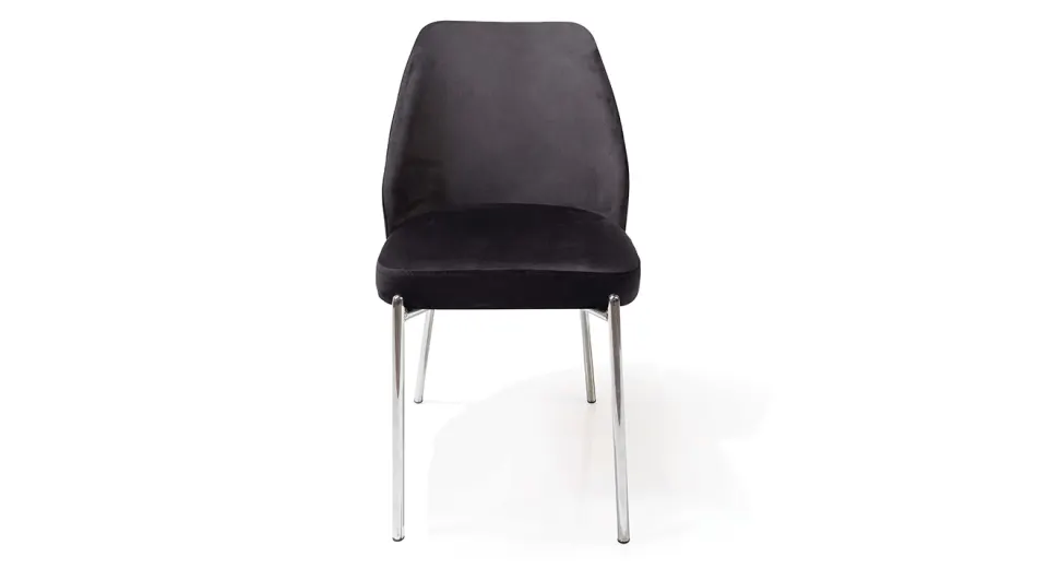 Lagos Gümüş Metal Ayaklı Sandalye