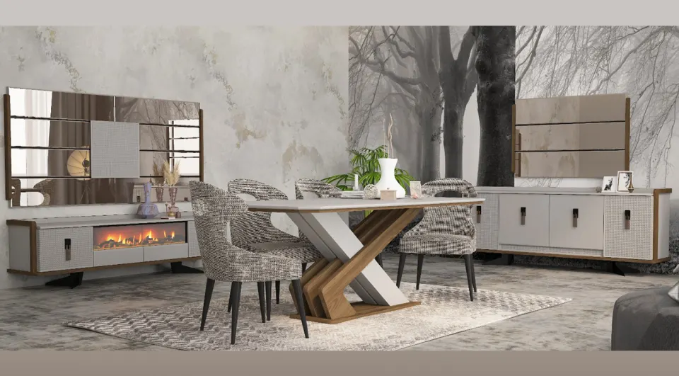 Paris Modern Yemek Odası Takımı