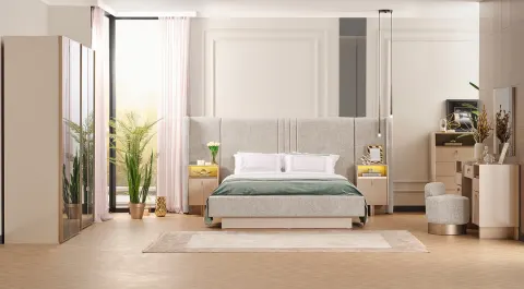 Crossline Sürgü Kapaklı Yatak Odası Takımı