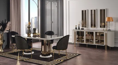 Hilton Luxury Yemek Odası Takımı