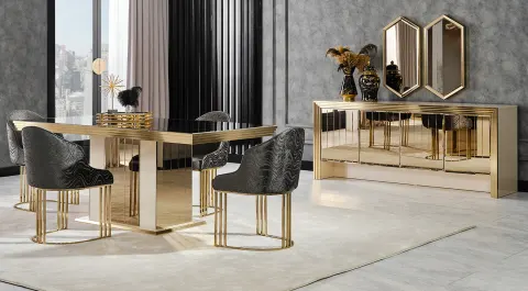 Midas Luxury Yemek Odası Takımı