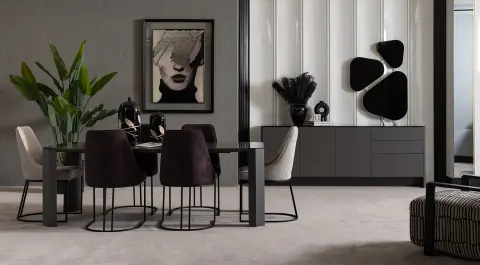 Prag Modern Yemek Odası Takımı