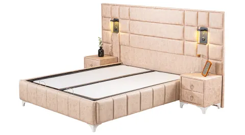 Satin Çift Kişilik Baza - Başlık