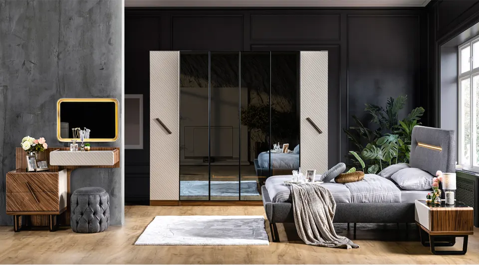 Magnum Aytaşı 6 Kapaklı Modern Yatak Odası Takımı