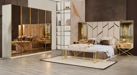 Gold 5 Kapaklı Yatak Odası Takımı