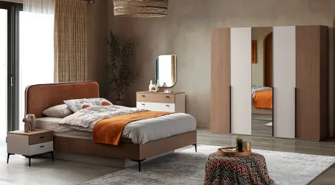 Alva 5 Kapaklı Yatak Odası Takımı