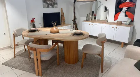 Bohem Yemek Odası Takımı