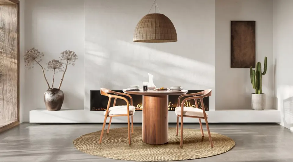 Forte Ceviz Kafe Masası Takımı 