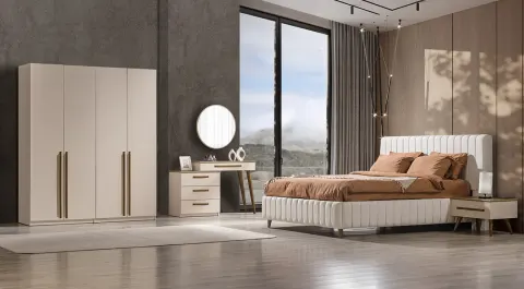 Eva 4 Kapaklı Yatak Odası Takımı