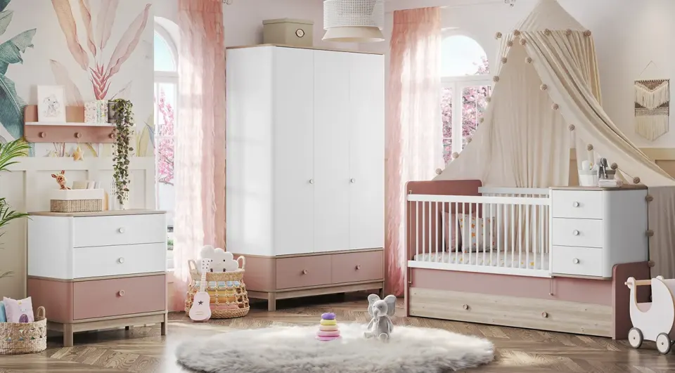 Bono Pink Bebek Odası Takımı