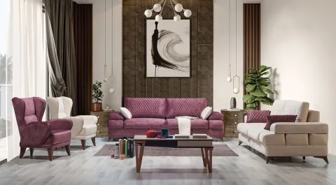 Kelebek Yataklı Sandıklı Koltuk Takımı